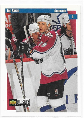 97-98 Collector`s Choice #55 Joe Sakic Colorado Avalanche