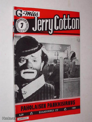 G-mies Jerry Cotton no 7 / 1984 - Paholaisen pankkisirkus