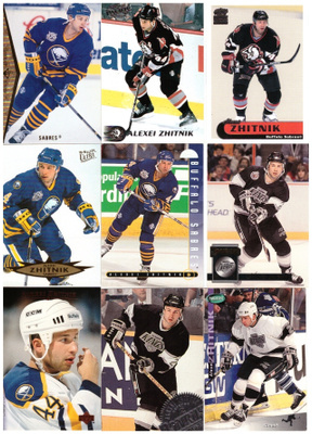 9 x ALEXEI ZHITNIK Kings, Sabres
