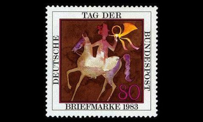 Saksa 1192 ** Postimerkin päivä (1983)