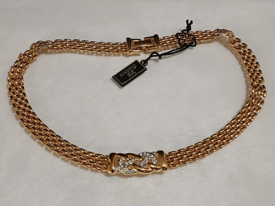 Upea 21k kullattu Kanadalainen kaulakoru Gold plated
