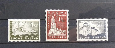 Turku -sarjan merkit 1929 postituoreena