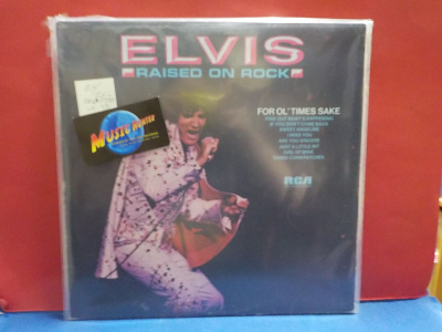 ELVIS - RAISED ON ROCK EX/EX- UK -73 PRESS LP