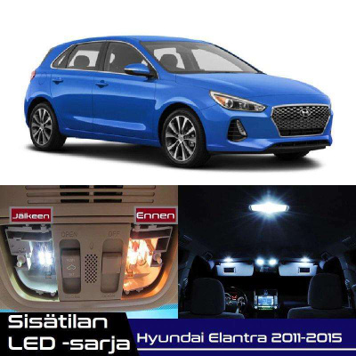 Hyundai Elantra (MD/UD) Sisätilan LED-sarja 8-os