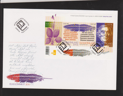 FDC 2002 Lönnrot BL29