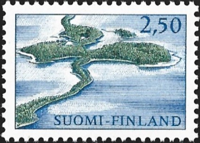 1967 Yleismerkki Punkaharju 2,50 Typ II xHa 4 ** LaPe 622 II