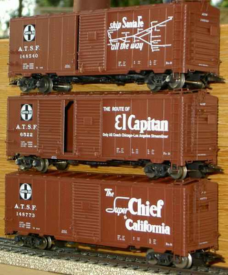Märklin 3 USA Santa Fe Box Car vaunua uudet