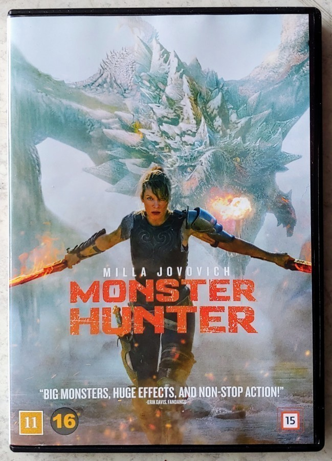 MONSTER HUNTER – Suomi-DVD 2020 - Milla Jovovich, P.W.S.A.