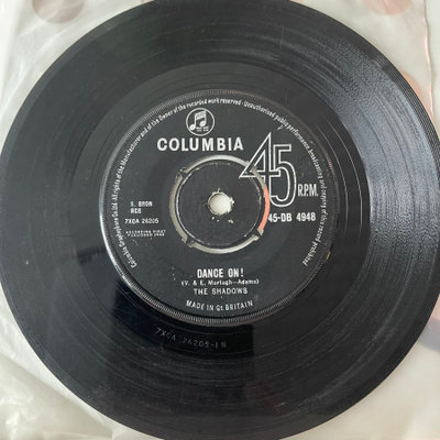 THE SHADOWS: Dance On! * All Day * UK 1963