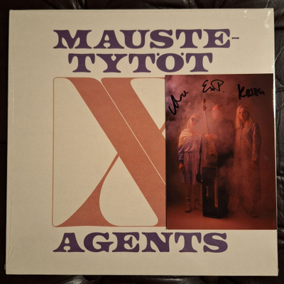 MAUSTETYTÖT X AGENTS LP + VALOKUVAKORTTI