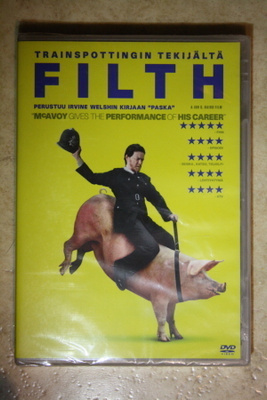 Filth, DVD. UUSI. James McAvoy