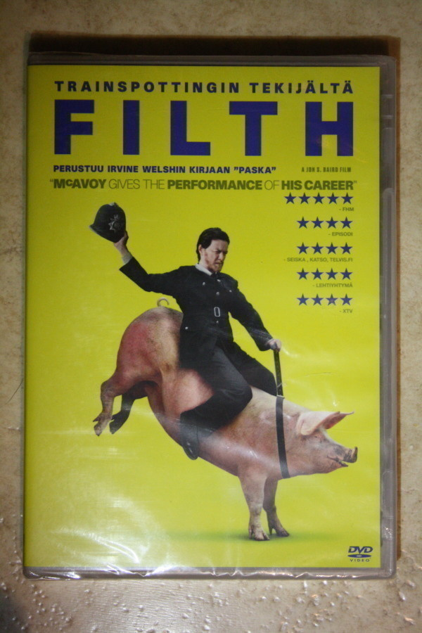 Filth, DVD. UUSI. James McAvoy