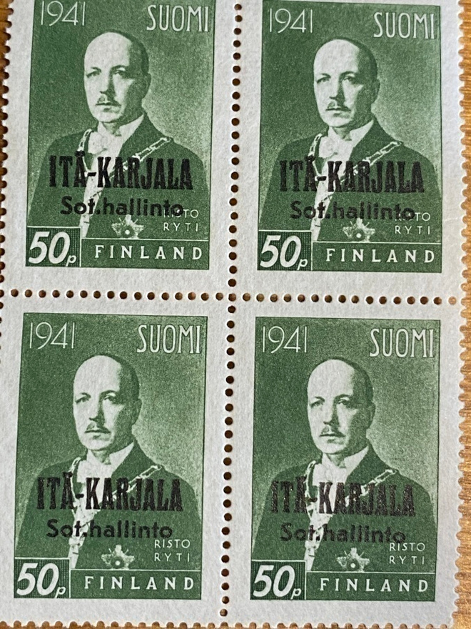 ITÄ-KARJALA RYTI 50 PENNIÄ NELIÖ**