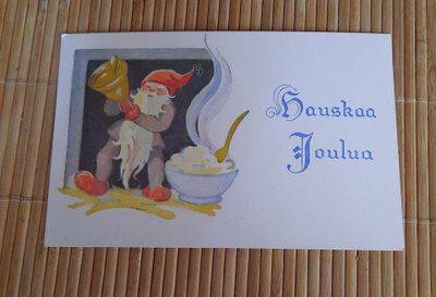 Wanha, kutsuminen joulupuurolle, nyrkkiposti