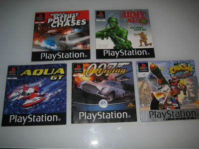 Playstation 1 Ohjekirjat 5kpl