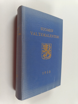Suomen valtiokalenteri vuodeksi 1958