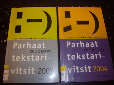 Parhaat tekstarivitsit 2003 - 2004 ( 2 kirjaa ! )