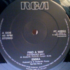EMMA :: FIND A WAY :: VINYYLI MAXI 12"  ::  1986 - pikkukuva 3