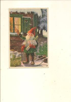 JENNY NYSTRÖM ,,,, JOULU 1940 ,,,, 7 X 10,5 CM