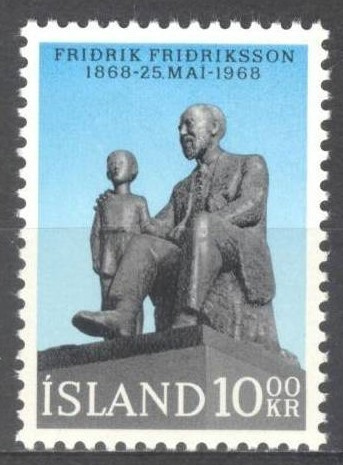(SA0602) ICELAND 1968 (100 Years of Birth of F. Fridriksson)