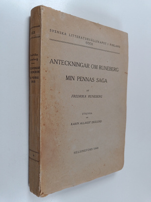 Fredrika Charlotta Tengström Runeberg : Anteckningar om R...