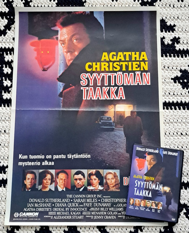 Syyttömän taakka - Elokuvajuliste + DVD (Suomijulkaisu)