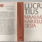 Lucretius: Maailmankaikkeudesta, WSOY 1965, skp, 1.p., K3 + - pikkukuva 1