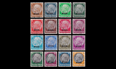 Saksa WW2 Elsaß Elsass 1-16 @