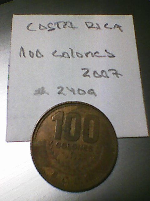 Costa Rica 100 colones 2007 km#240a