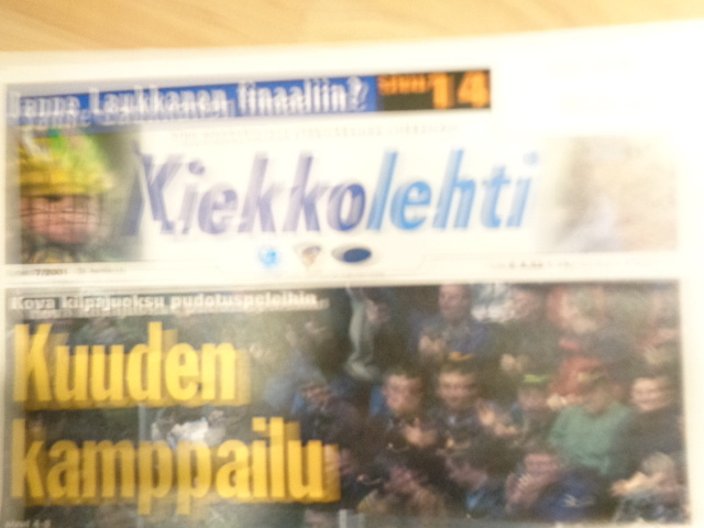 Kiekkolehti Nro 7/2001 (16.11)