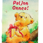 "°PALJON ONNEA!°" ...NALLE  -KORTTI / (Käyttämätön) - pikkukuva 1