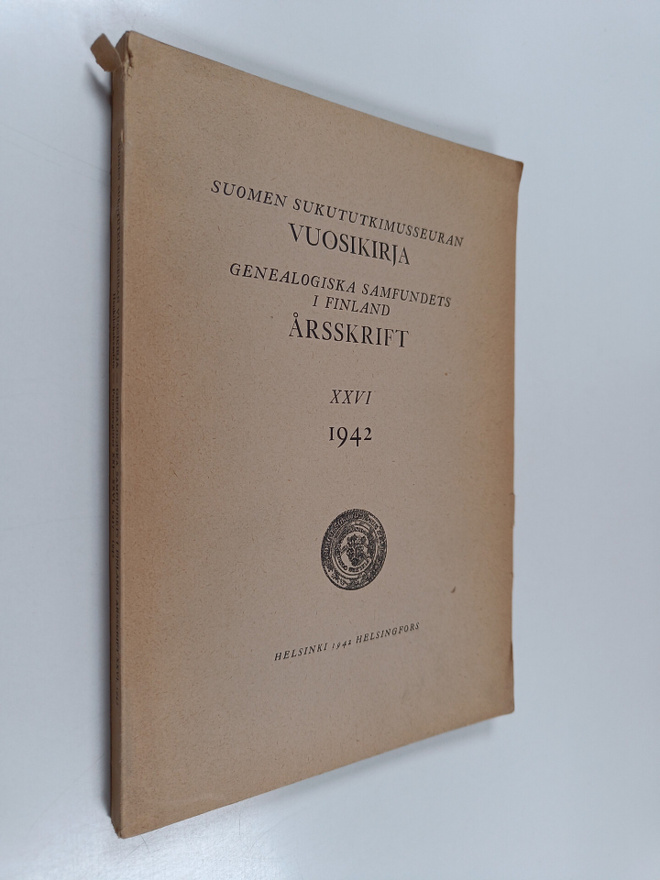 Suomen Sukututkimusseuran Vuosikirja = Genealogiska Samfu...