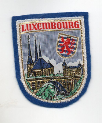 Luxembourg (matkaulu/hihamerkki, kangasta)