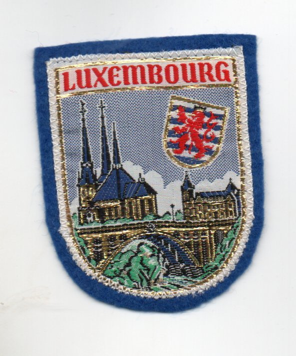 Luxembourg (matkaulu/hihamerkki, kangasta)