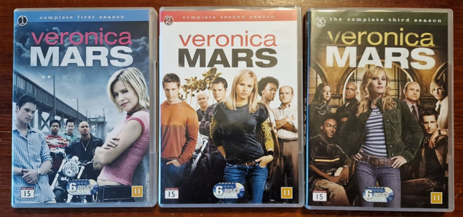 Veronica Mars - Kaudet 1-3 - DVd boxit