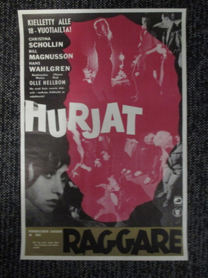 Hurjat (Olle Hellbom, 1959) - vanha elokuvajuliste - K18