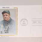 USA Babe Ruth FDC Colorano "Silk" - pikkukuva 1