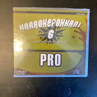 Karaokepokkari Pro 6 - Juice Leskinen parhaita 2 DVD (UUSI)