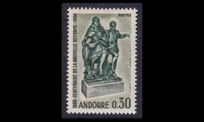 Andorra Fr 201 ** Valtioreformi 100v (1967)