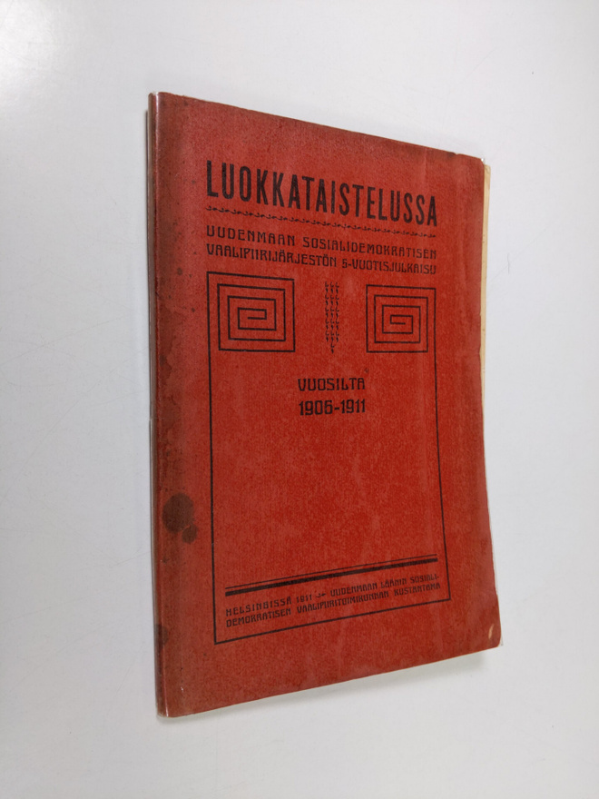 Luokkataistelussa : Uudenmaan sosialidemokratisen vaalipi...