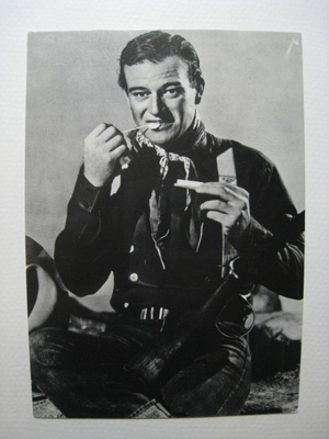 John Wayne – postikortti fanikortti elokuva