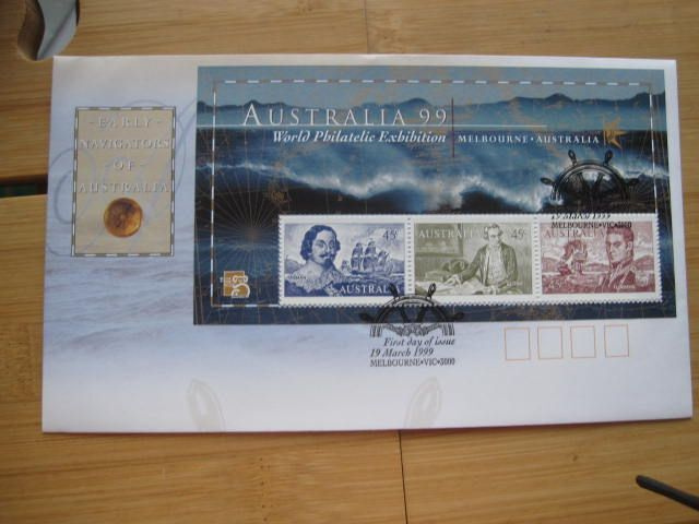 Australia,  merenkulku aiheinen pienoisarkki vuodelta 1999