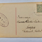 VANHA Postikortti 1917 Venäjän Sensuuri Kuopio - pikkukuva 1