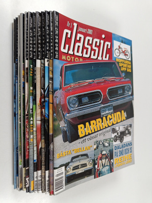 Classic motor magazin vuosikerta 2001 (12 lehteä)