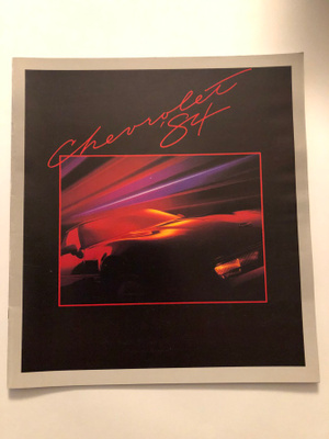 Myyntiesite - Chevrolet - 1984
