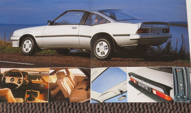 1983 Opel Manta  esite - KUIN UUSI