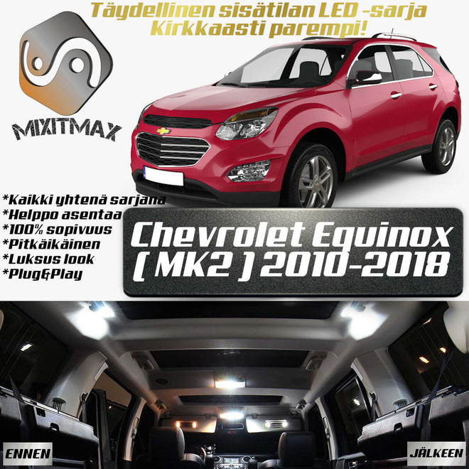 Chevrolet Equinox (MK2) Sisätilan LED-sarja 11-o