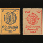 Saksa Notgeld 1, 3 Pfennig, Altusried 1920 - pikkukuva 1