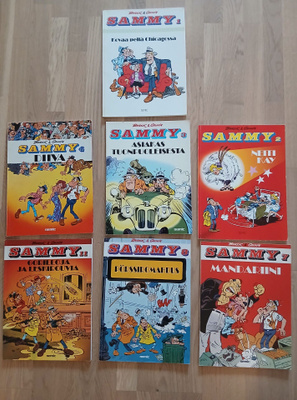Sammy; Sarjakuva-albumit 7 kpl