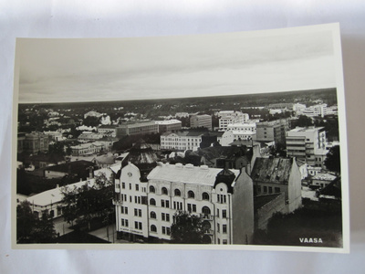 VANHA Postikortti Vaasa 1950-luku Alkup.Mallikappale